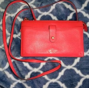 Kate Spade Jackson Small Tab Leather Crossbody with detachable Strap